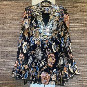 Tory Burch printed top. Never worn.